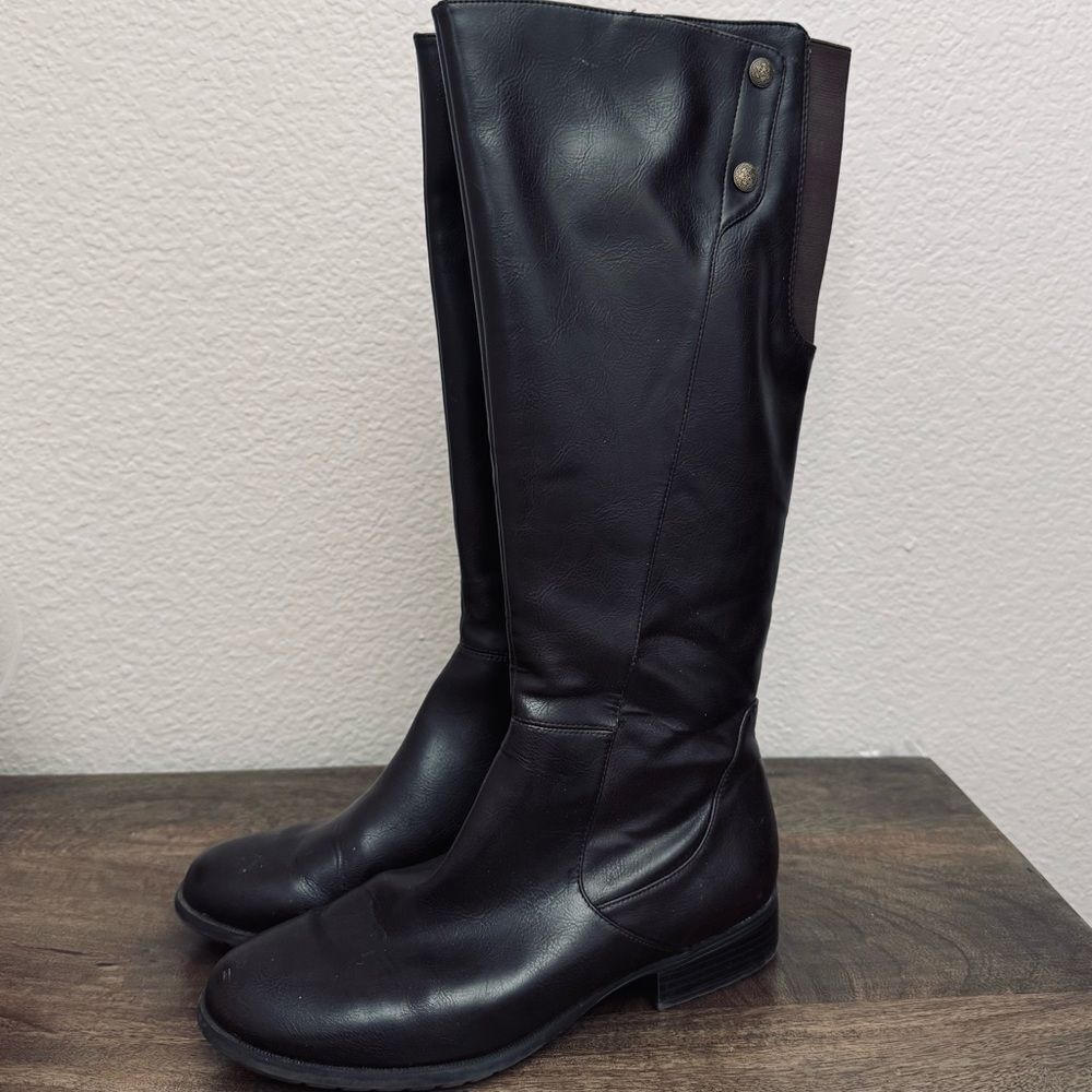 Lifestride Brown Fall Winter Riding Boots 8.5